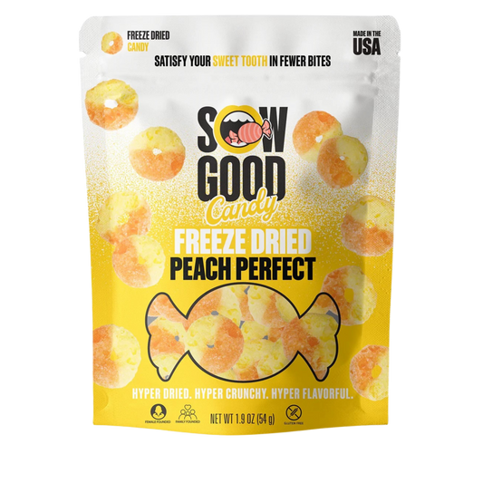 Sow Good Freeze Dried Candy Peach Perfect