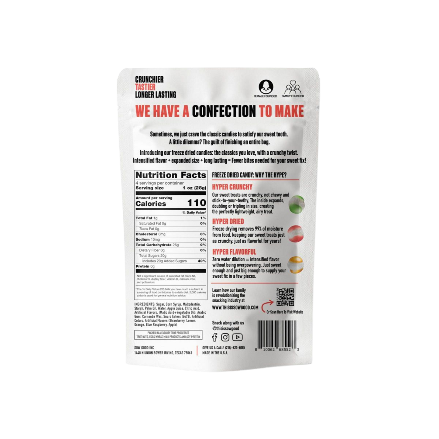 Sow Good Freeze Dried Candy Sweet Spheres