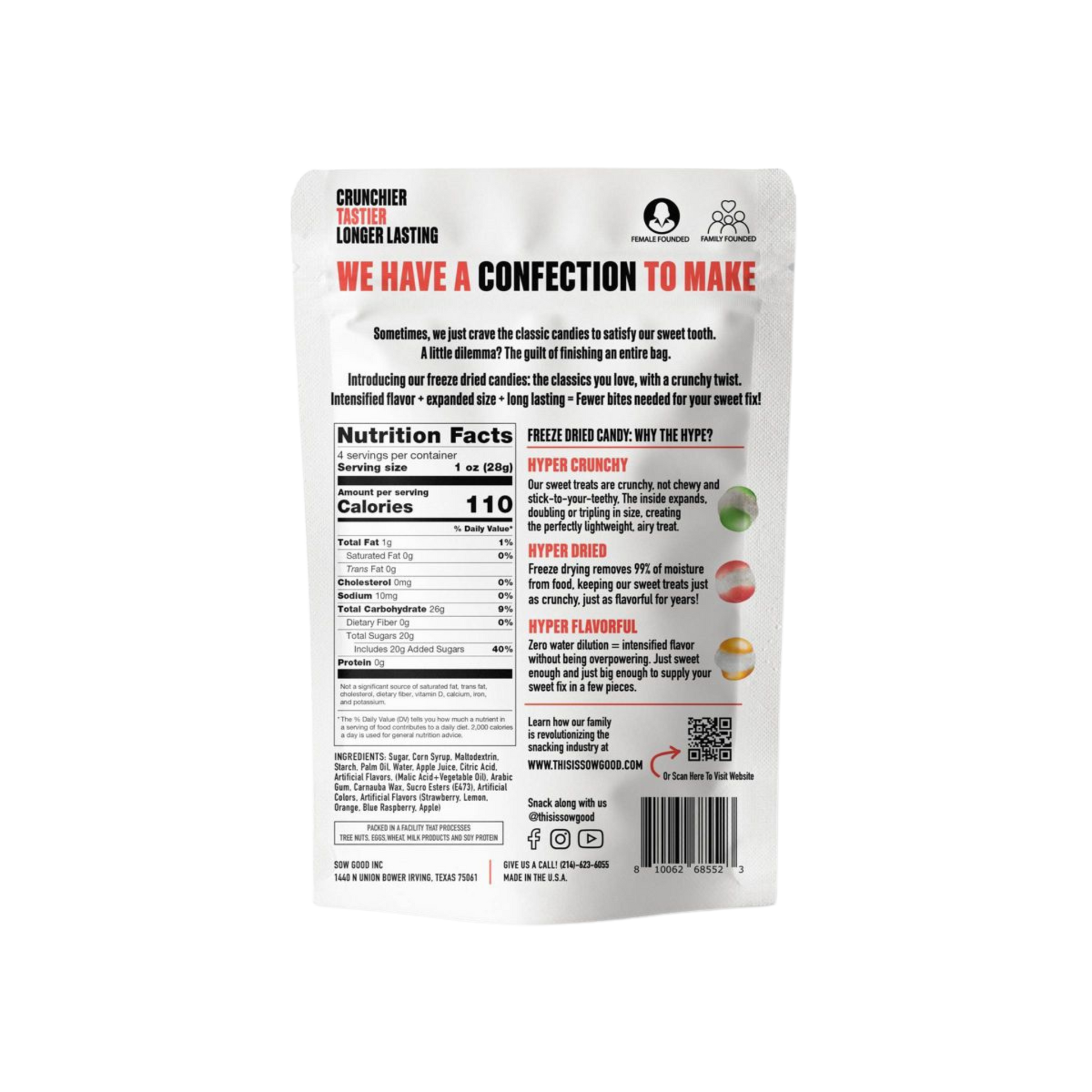 Sow Good Freeze Dried Candy Sweet Spheres