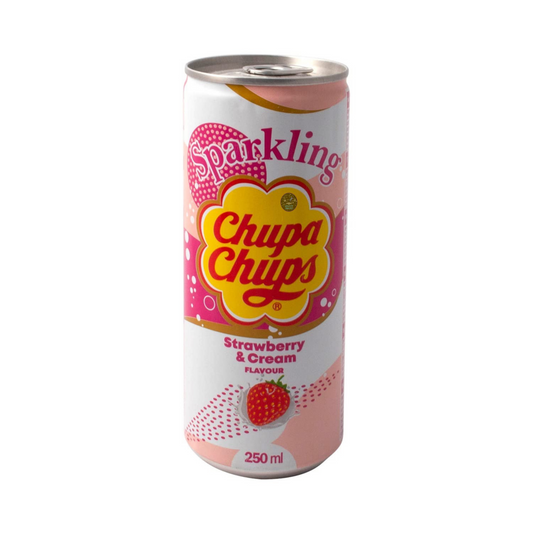Chupa Chups Sparkling Strawberry & Cream Drink